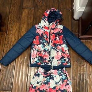 Girls 7/8 North face ski outfit